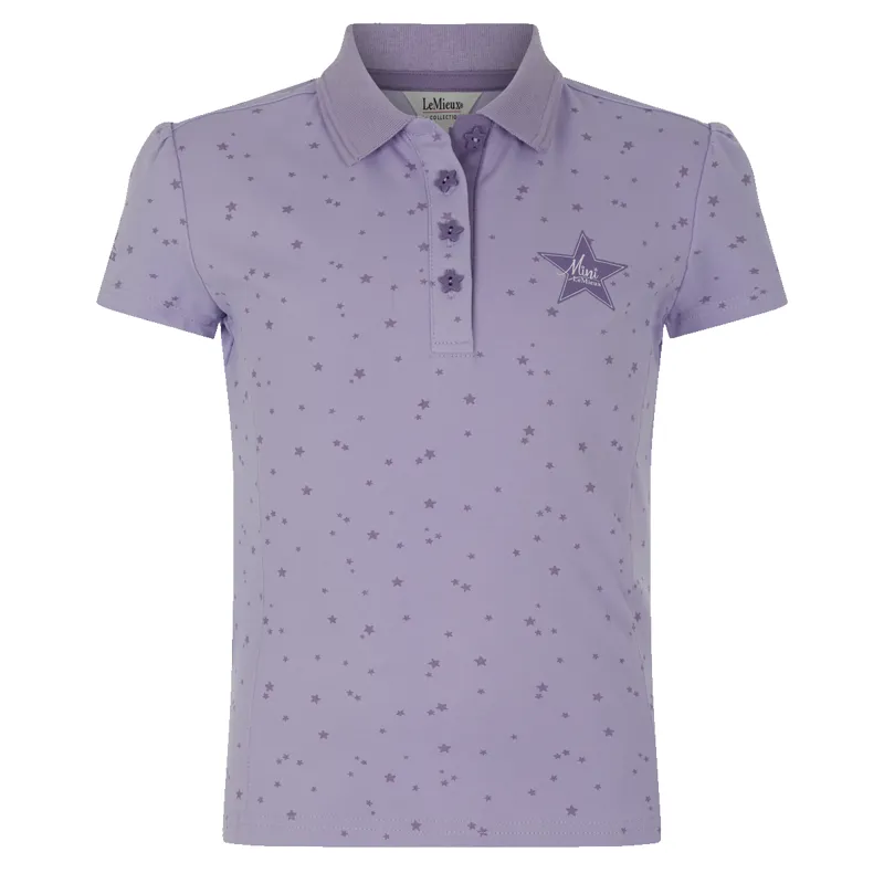 Mini LeMieux Polo Shirt - Wisteria
